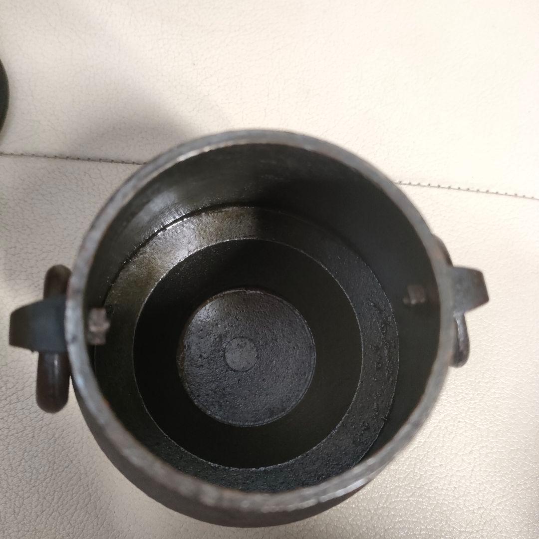 南部鉄器 宝生堂 及富 茶釜 灰皿 セット 火鉢