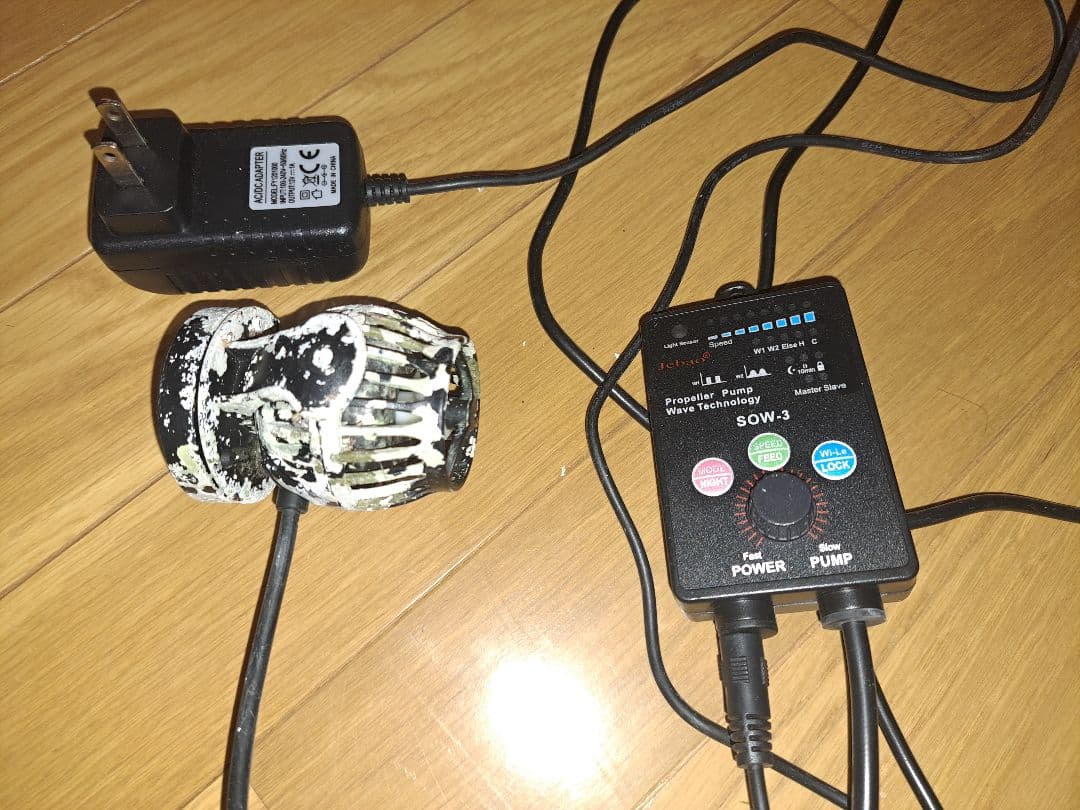 オーバーフロー水槽 透明ガラス LED照明付き 説明文要参照