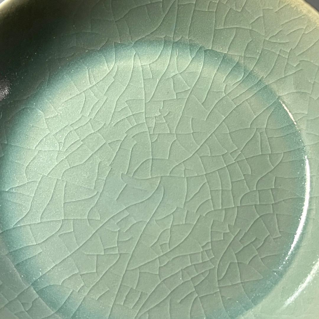 唐物 青磁洗 中国美術 古玩 擺件 SN785