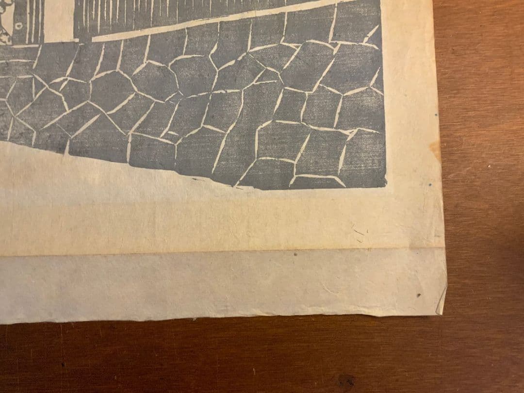 【 真作 大作 】枝垂れ桜　無弟（長谷川富三郎） マクリ