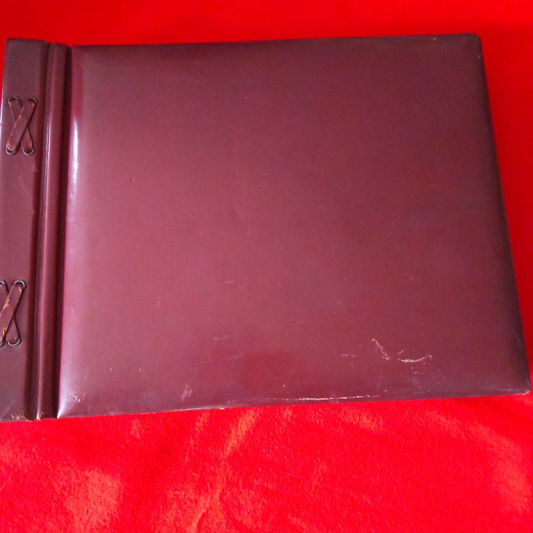 アンティーク革製アルバム/未使用品