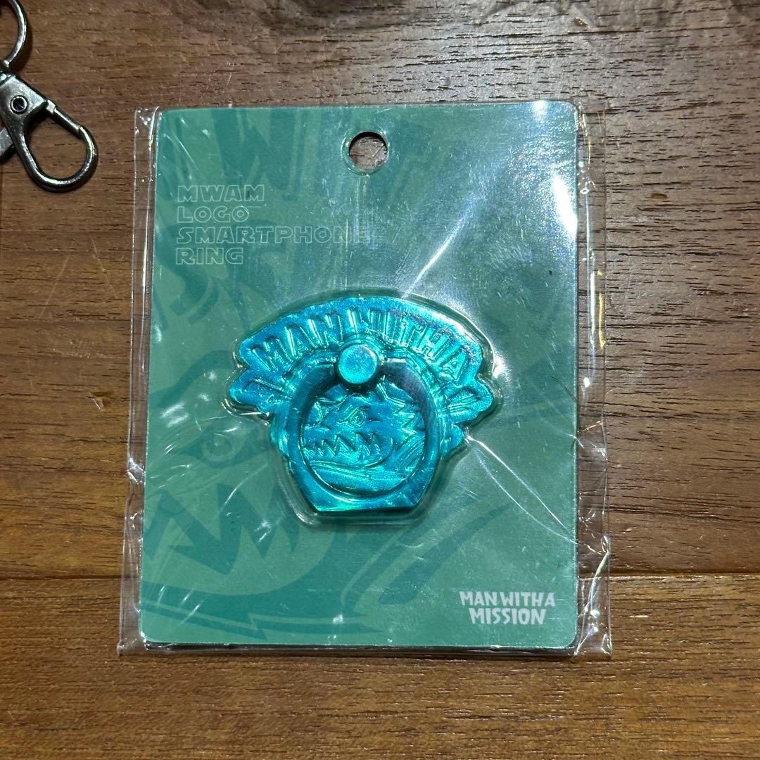 MWAM カラビナ スマートフォンリング ストラップ セット