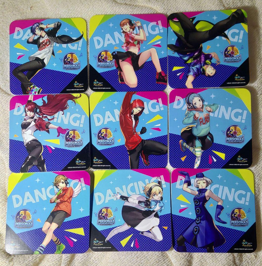 ペルソナ ダンシング P3 P5 コラボ コースター 全18種類