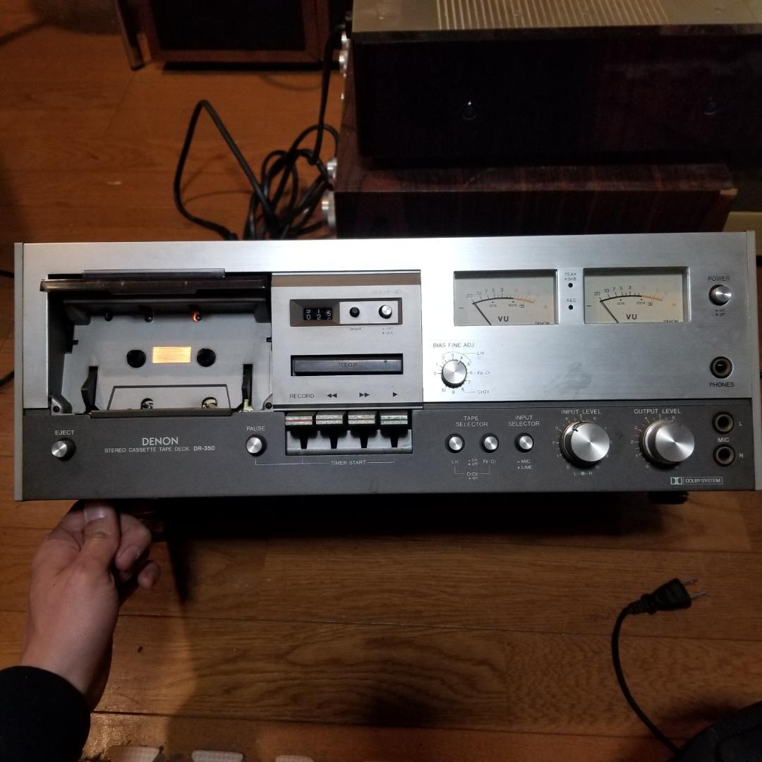 DENON ステレオカセットデッキ DR-350