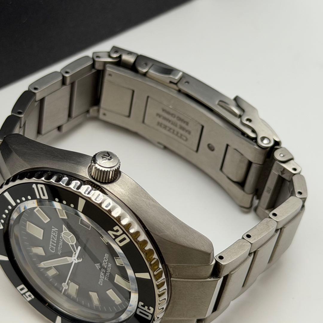 【極美品】シチズン　プロマスター　自動巻　チタンベルト　NB6021-17E