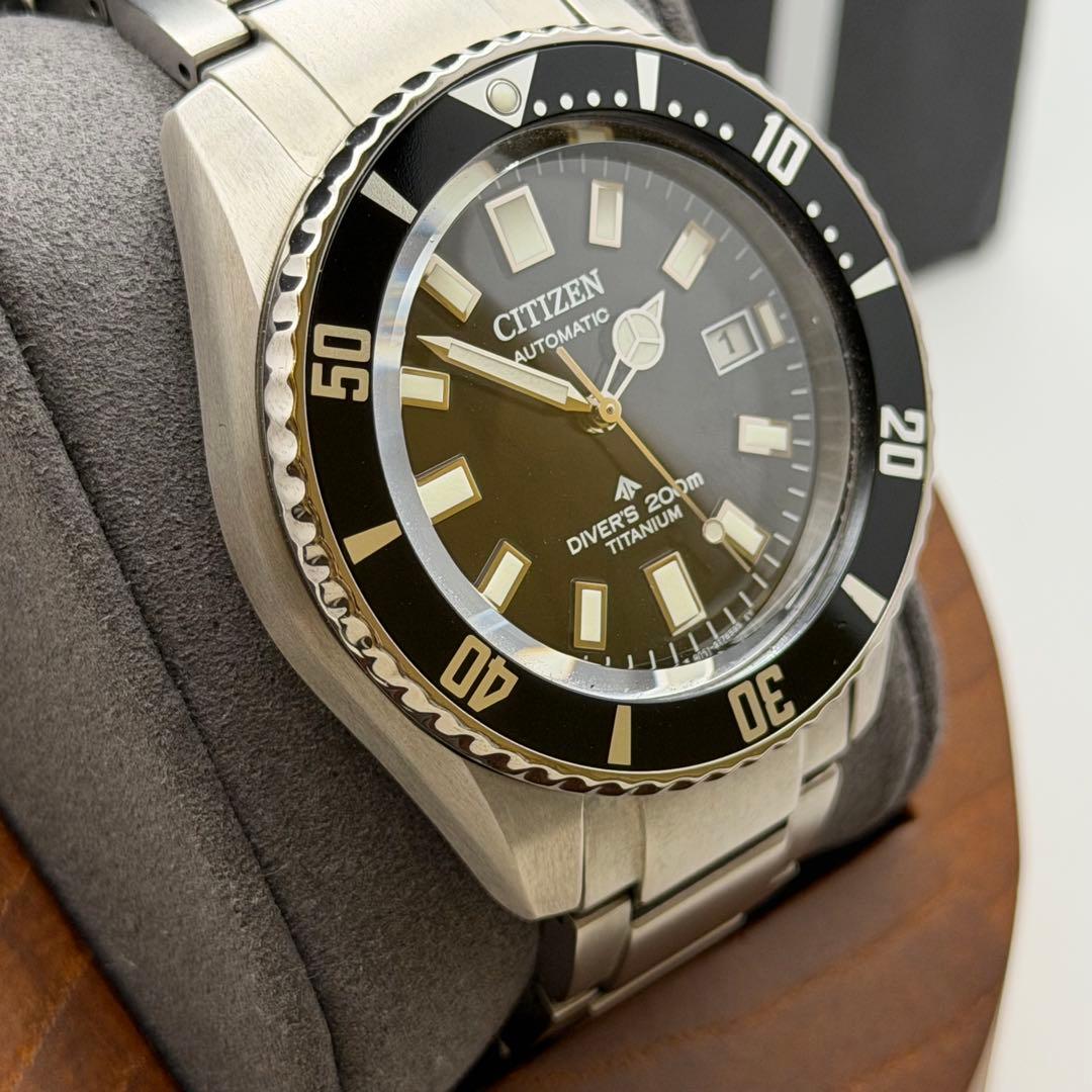 【極美品】シチズン　プロマスター　自動巻　チタンベルト　NB6021-17E