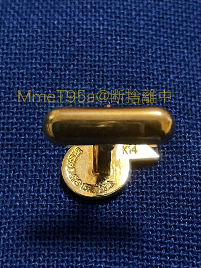 【希少】国鉄労働組合解散記念カフスボタン、ネクタイピンセット