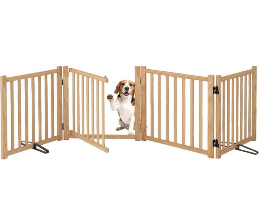 Oapety ペットゲート ドア付き 置くだけ 犬 ゲート ペットフェンス