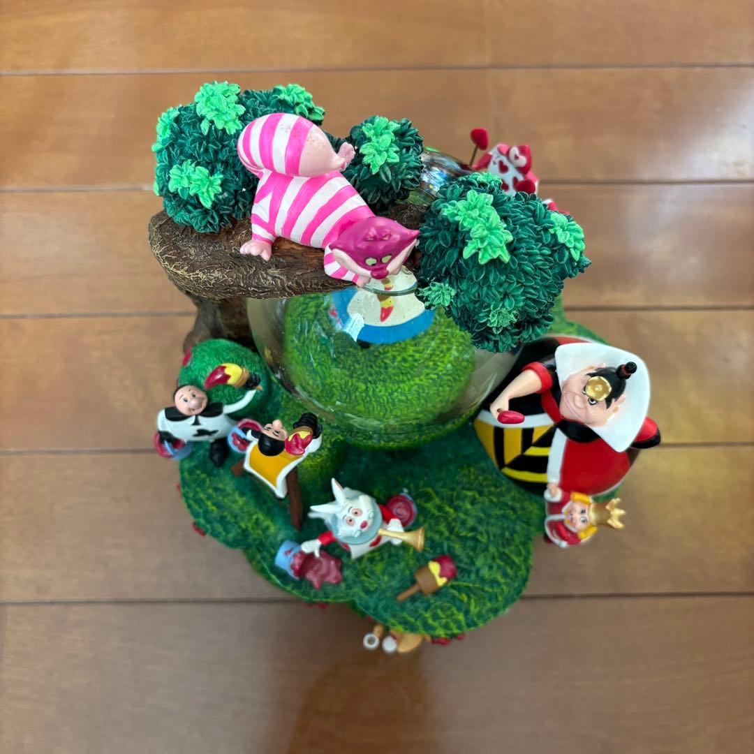 ★希少【新品未開封】不思議の国のアリス オルゴール付き スノーグローブ