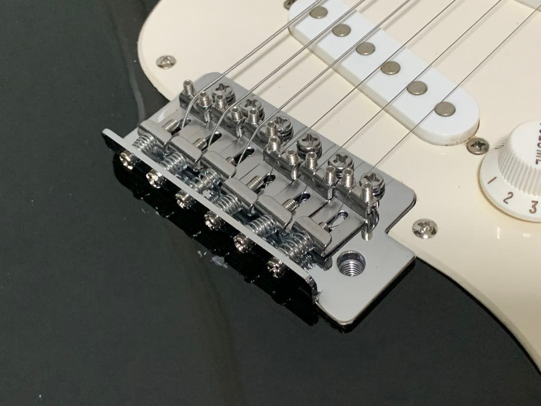 メーカー不明 ストラトキャスター メイプル指板 st 黒 ブラック ストラト