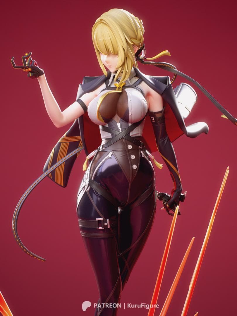 1/7正規品ガレージキット ゼンゼロ イヴリン / 未塗装未組立