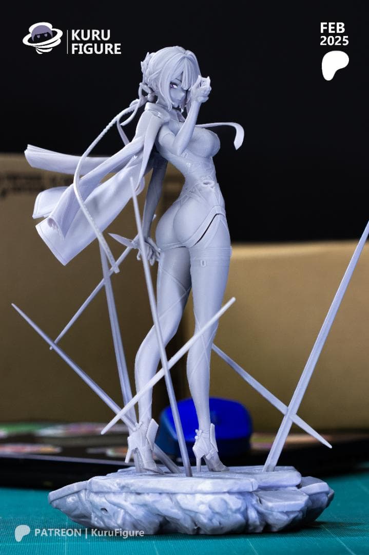 1/7正規品ガレージキット ゼンゼロ イヴリン / 未塗装未組立