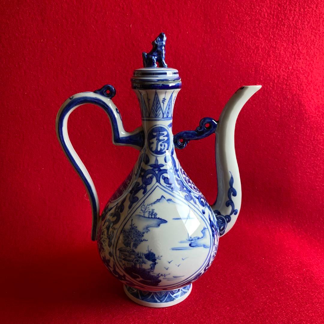 茶道具　盛蓋瓶