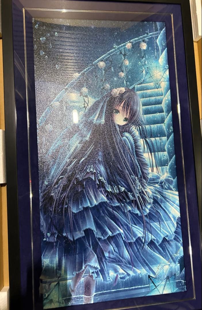 てぃんくる　版画　THE BLUE WORLD CE版