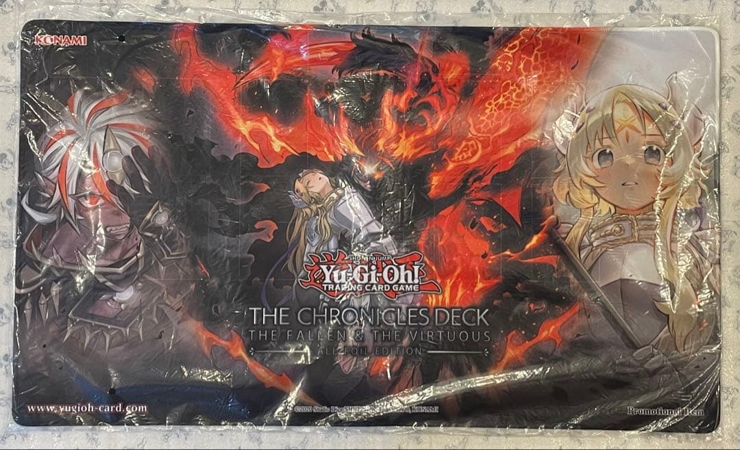 the fallen & the virtuous プレイマット 遊戯王 公式品