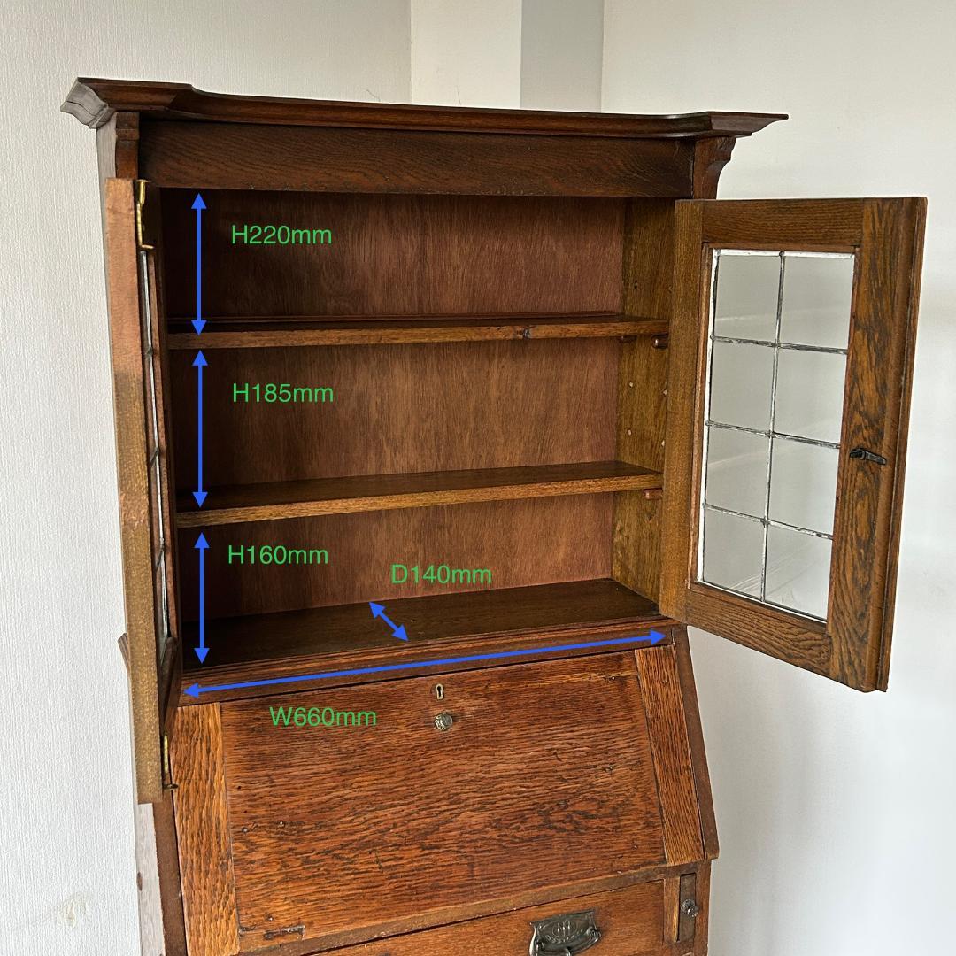 イギリス アンティーク家具 ビューローブックケース 1930年頃 825A