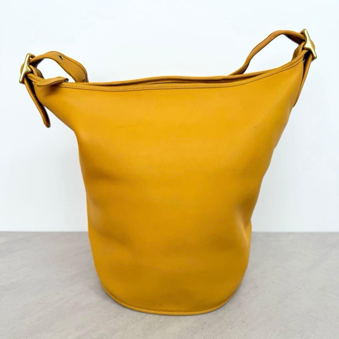 オールドコーチ OLDCOACH ショルダーバッグ バケツ USA製 イエロー