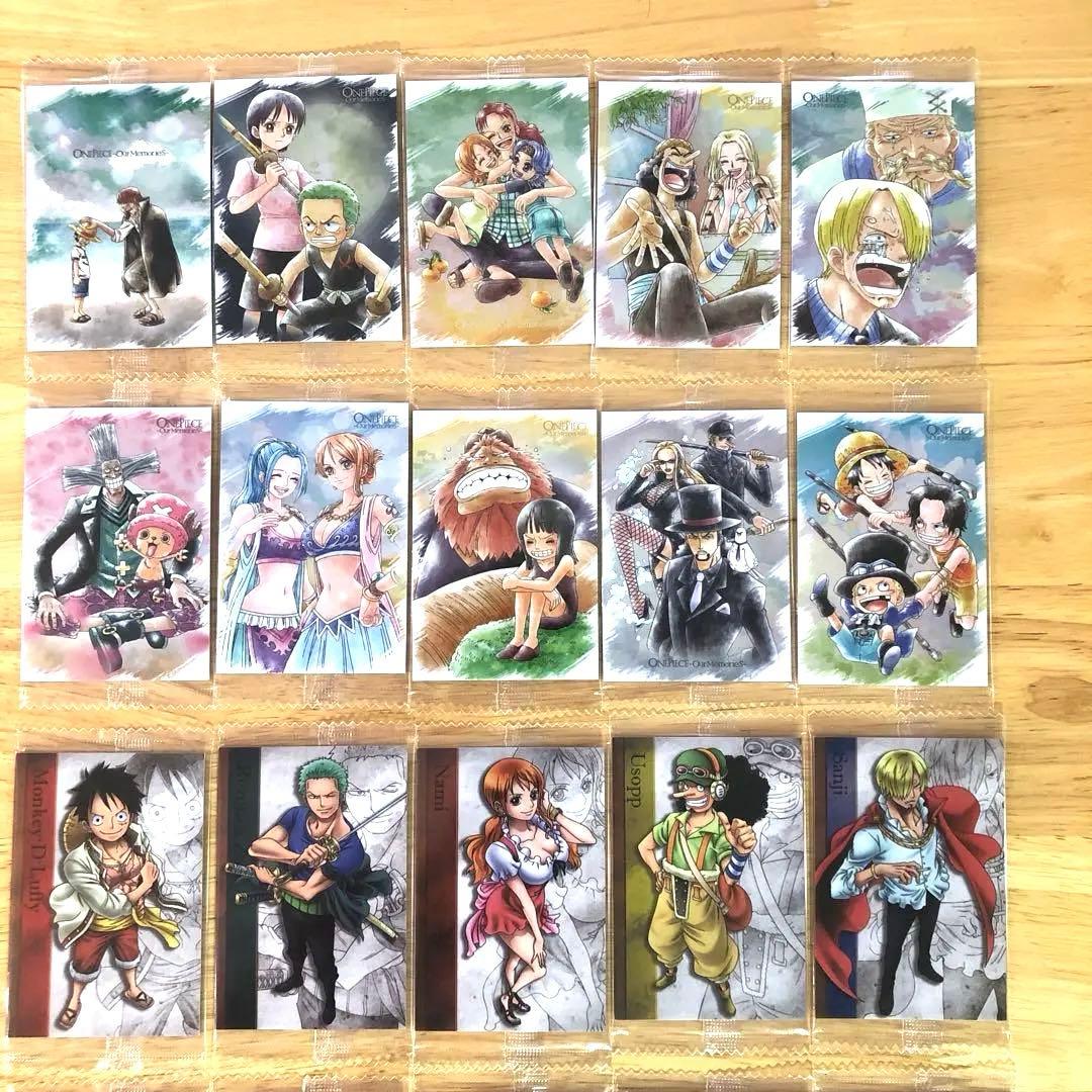 ワンピース　ウエハース　カード　1弾　フルコンプ❗️ Our Memories