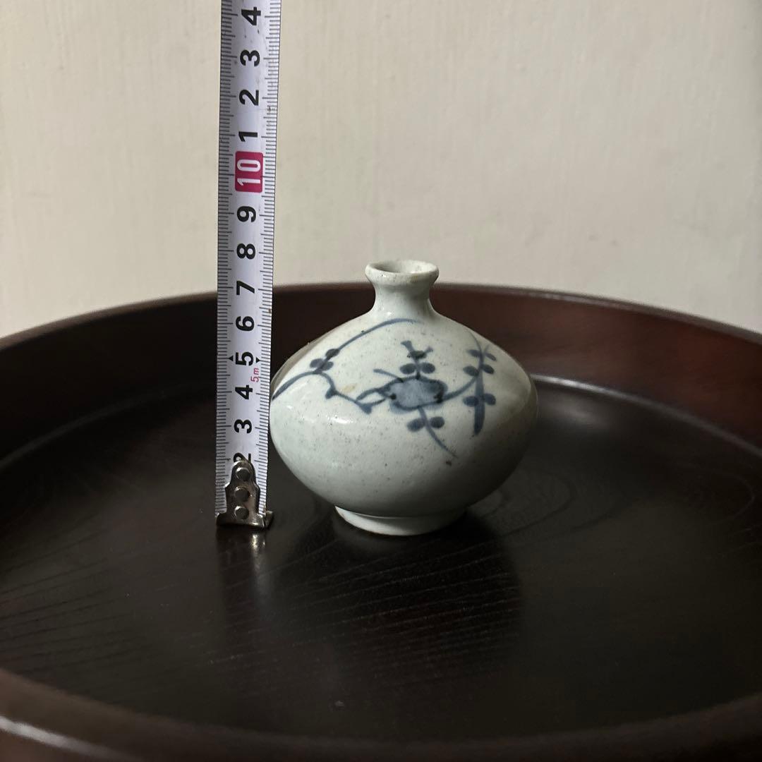 古伊万里染付油壷　③江戸時代　骨董　民芸　古道具　アンティーク検:白洲正子　李朝