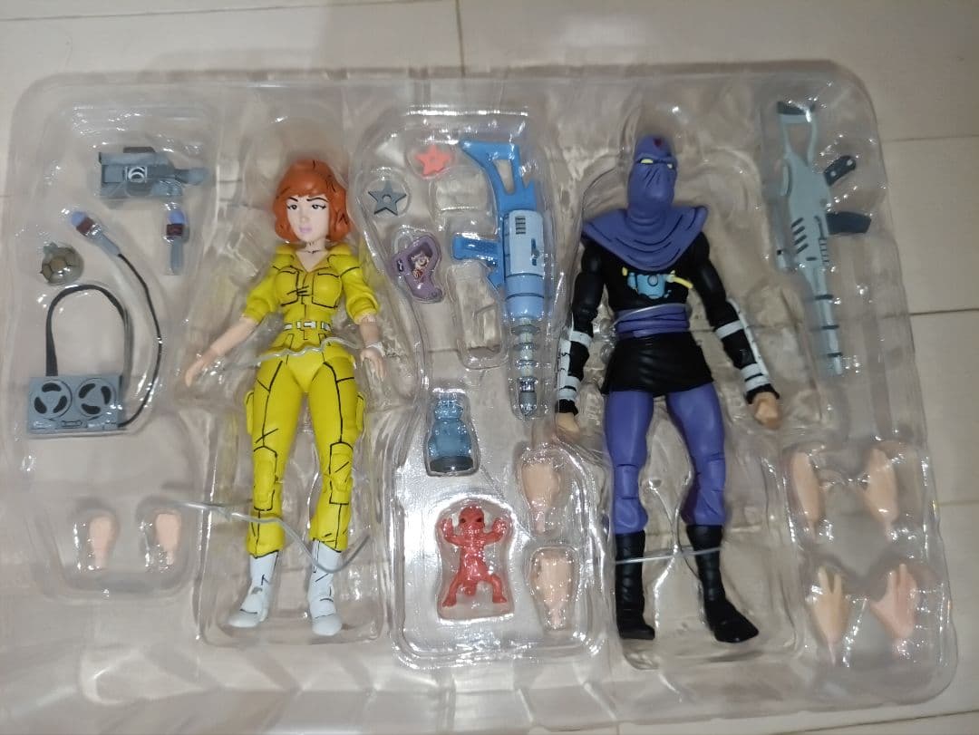 ネカ エイプリル　フットソルジャー　セット　タートルズ TMNT　フィギュア