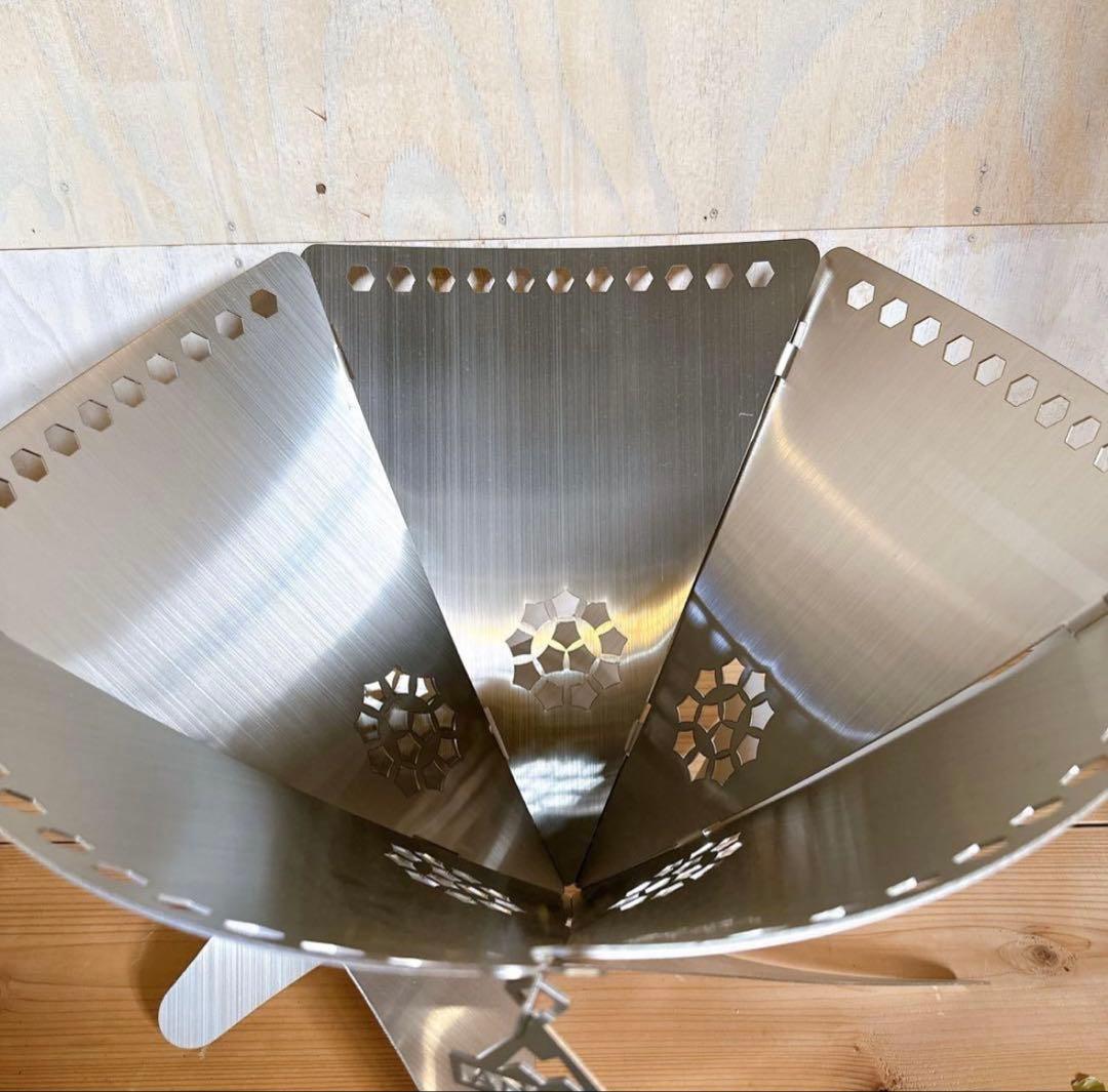 g*@様 未使用品　ANCAM 焚火台　FIRE WHIRL』　Lサイズ 5枚組