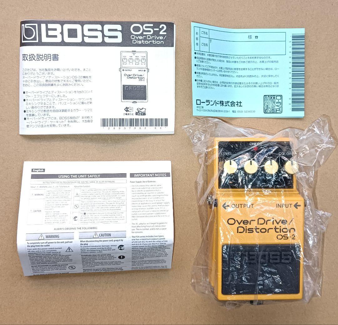 【超美品】BOSS Over Drive / Distortion OS-2