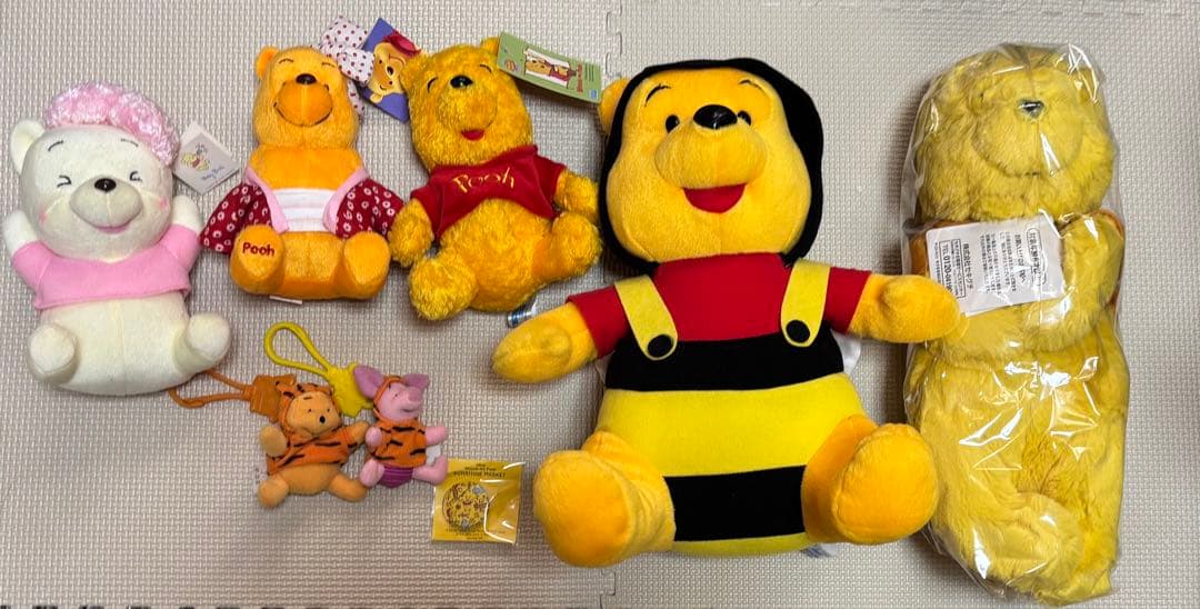 ディズニー　ぷーさん　ぬいぐるみ　まとめ売り