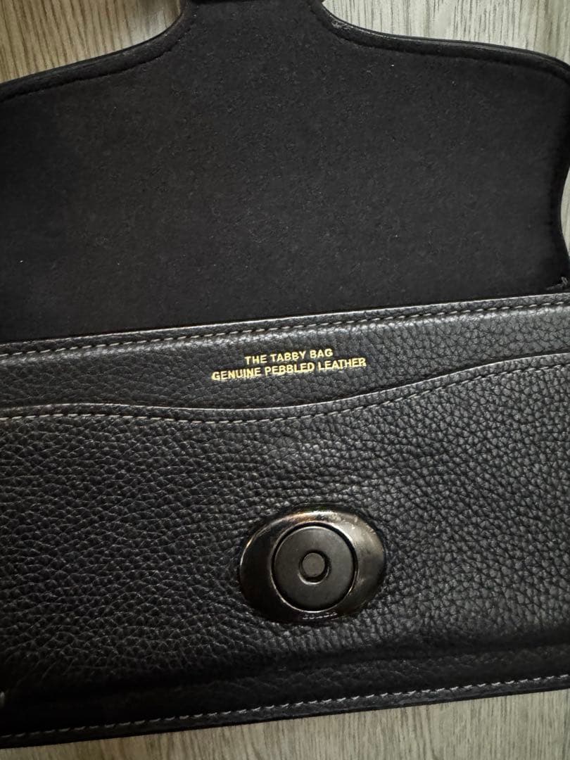 コーチ　タビーショルダーバッグ　黒