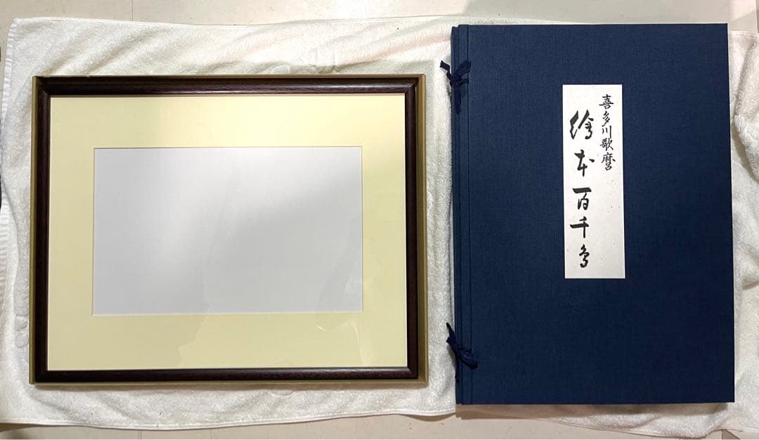 喜多川歌麿　絵本百千鳥　手摺り木版画　全15枚