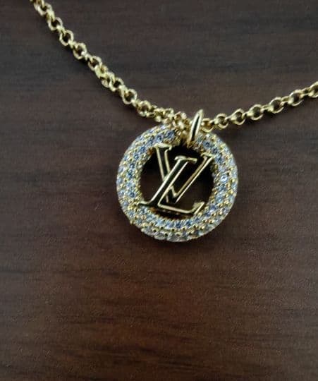 極美品 LOUIS VUITTON コリエルイーズパイナイト ネックレス