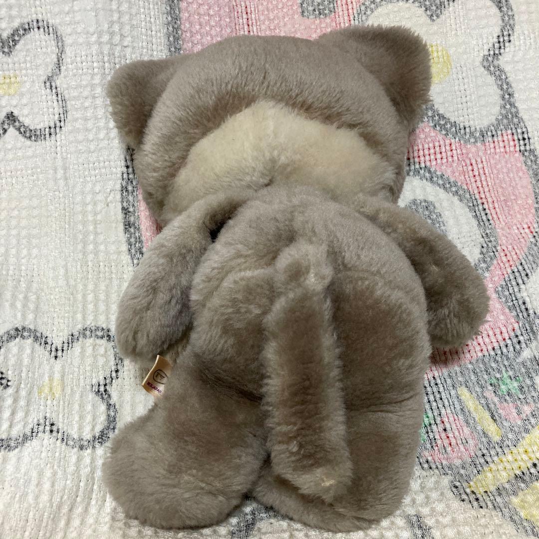 吉徳　昭和レトロ　ヴィンテージ ネコ　ぬいぐるみ　中古品