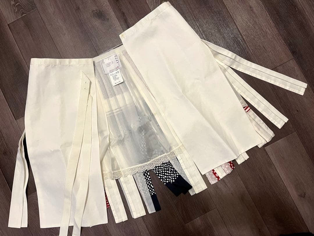 Sacai レース　スカート　ラップ　2013年　コレクション　サカイ　レア