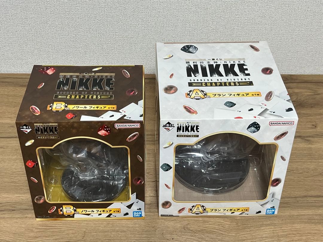 未開封勝利の女神NIKKE 一番くじ A賞ブラン＆B賞ノワール フィギュアセット