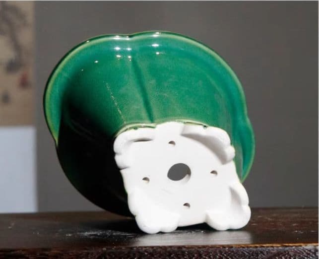 盆栽鉢 青磁鉢 山野草鉢 多肉植物 植木鉢 小品大品盆栽鉢 陶器鉢置物