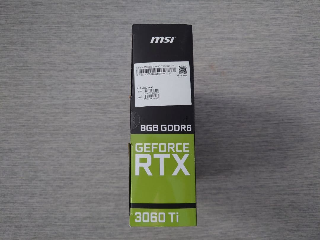 グラフィックボード・グラボ・ビデオカード MSI AERO ITX GEFORCE RTX 3060 Ti