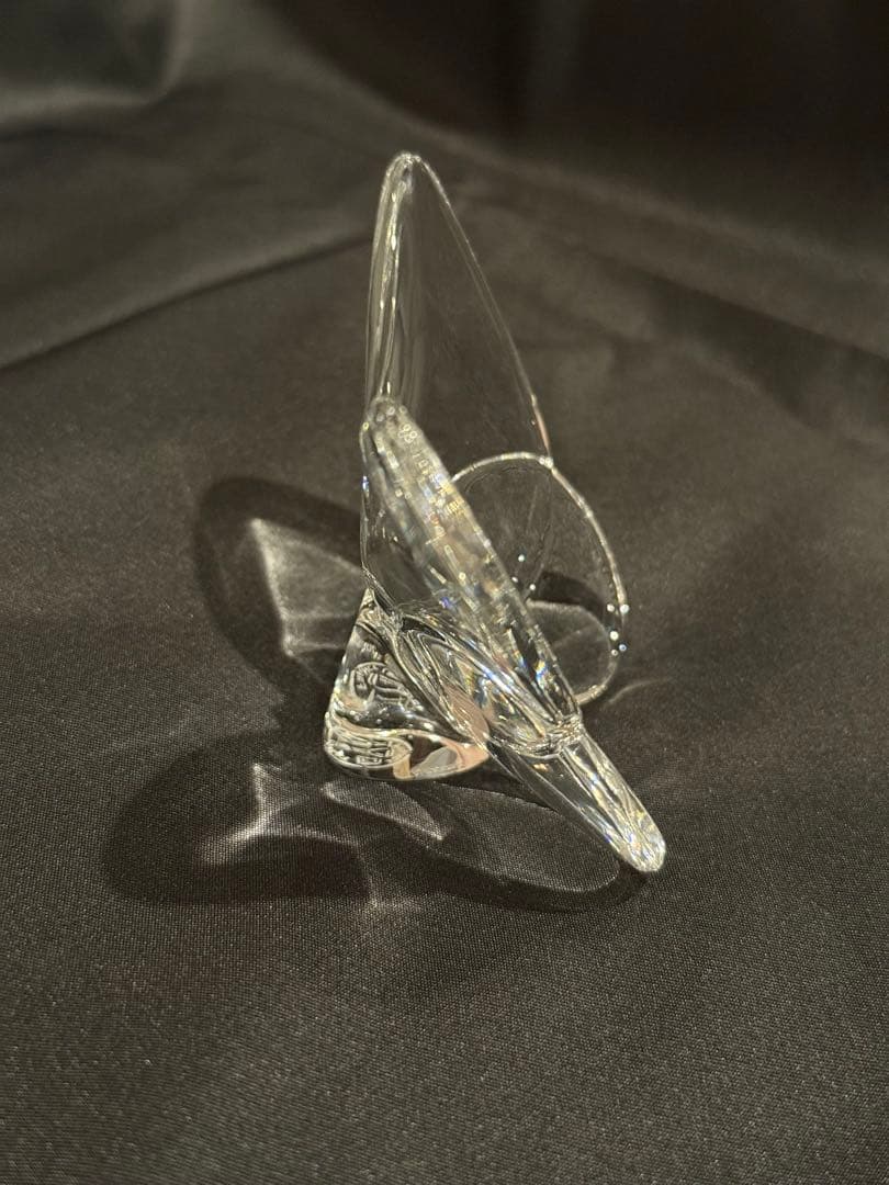 バカラ 　 蝶 　ラッキーバタフライ　クリアオブジェ 　置物　baccarat