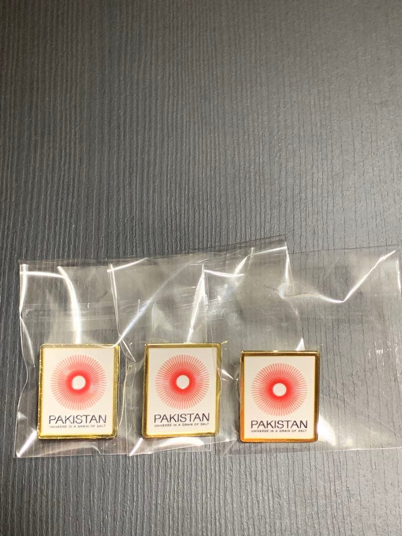 【 限定非売品】2025EXPO パキスタンパビリオン ピンバッジ 3個セット
