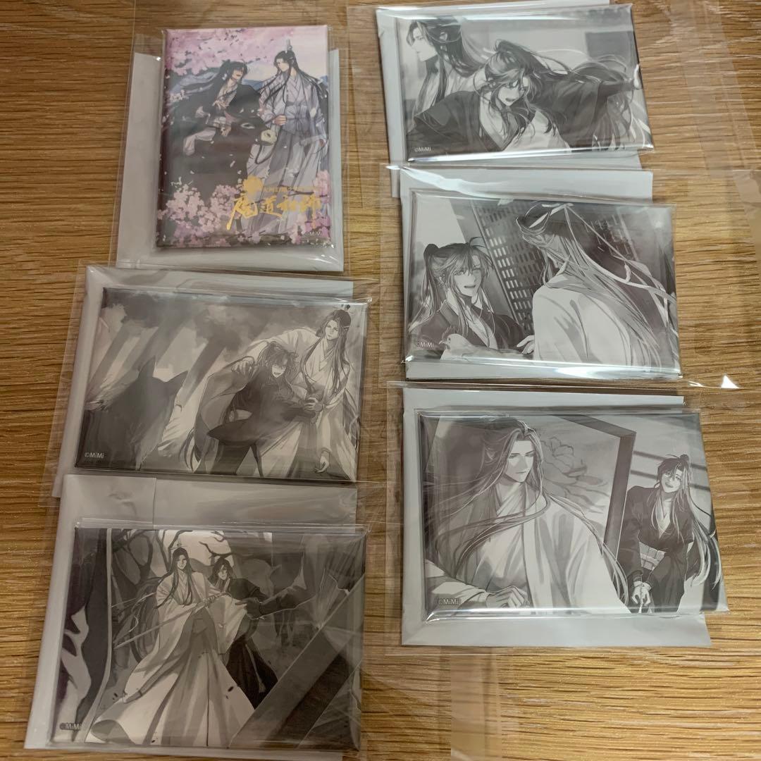 魔道祖師　五周年記念展　スクエア缶バッジ　①