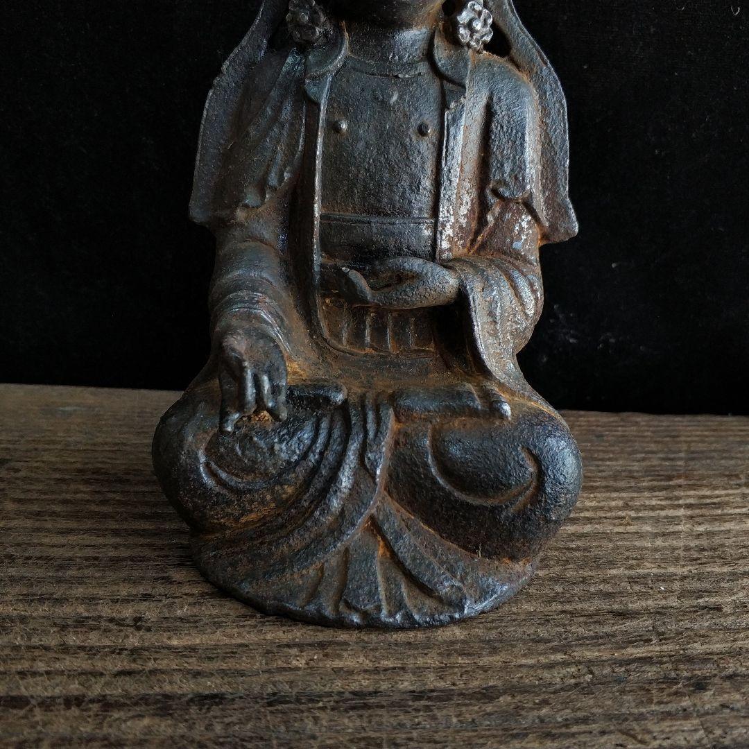 鉄器 仏像 観音菩薩仏像 装飾品 工芸品 美術品 置物