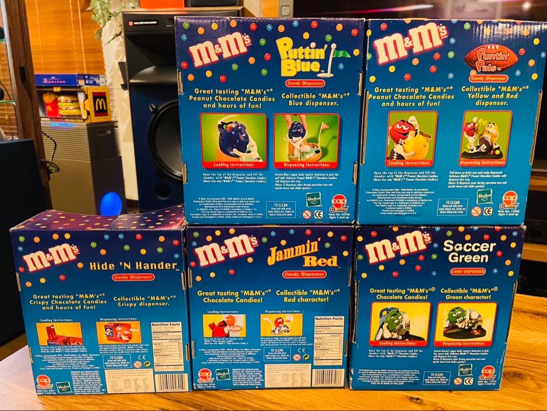 ★超激レア★ M&M's エムアンドエムズ ハスブロ ディスペンサー 全種
