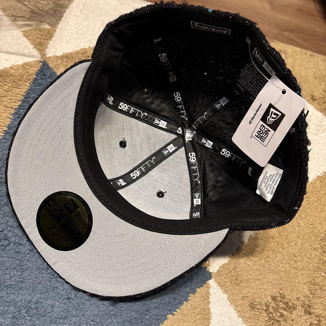 帽子 Supreme boucle box log new era 7 5/8