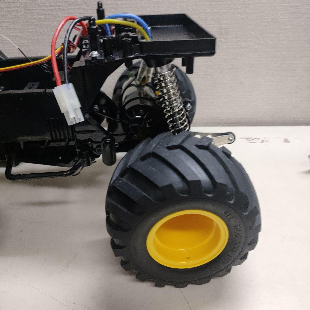 【走行少】タミヤ ミッドナイトパンプキン、プロポ、メカ付き