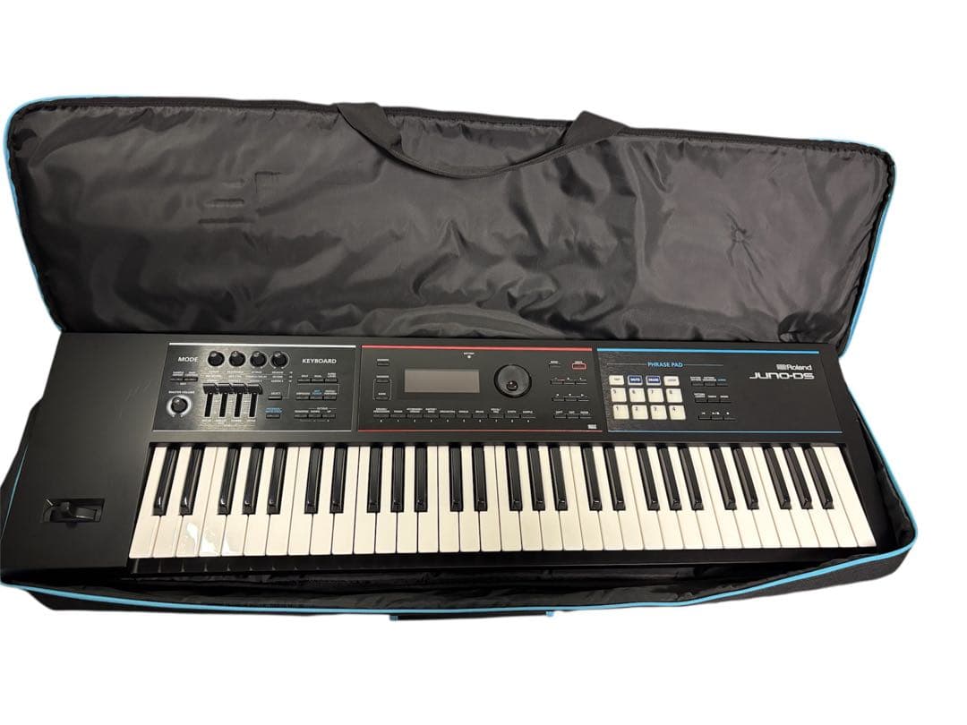 Roland JUNO-DS 61鍵 シンセサイザー ソフトケース・ペダルつき