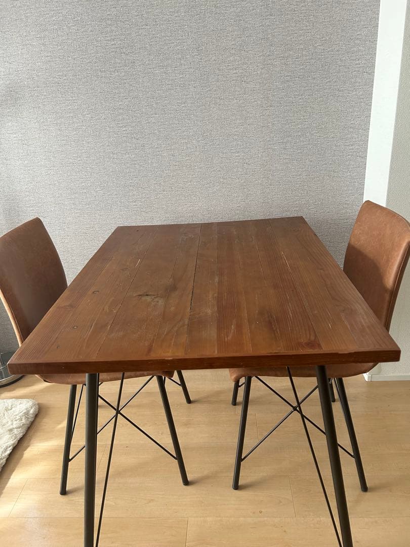 (最終値下げ)木製ダイニングテーブル ブラウン※あと5日