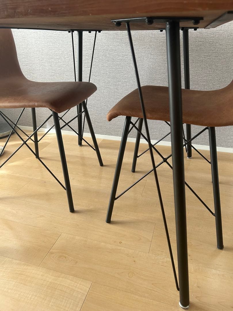 (最終値下げ)木製ダイニングテーブル ブラウン※あと5日