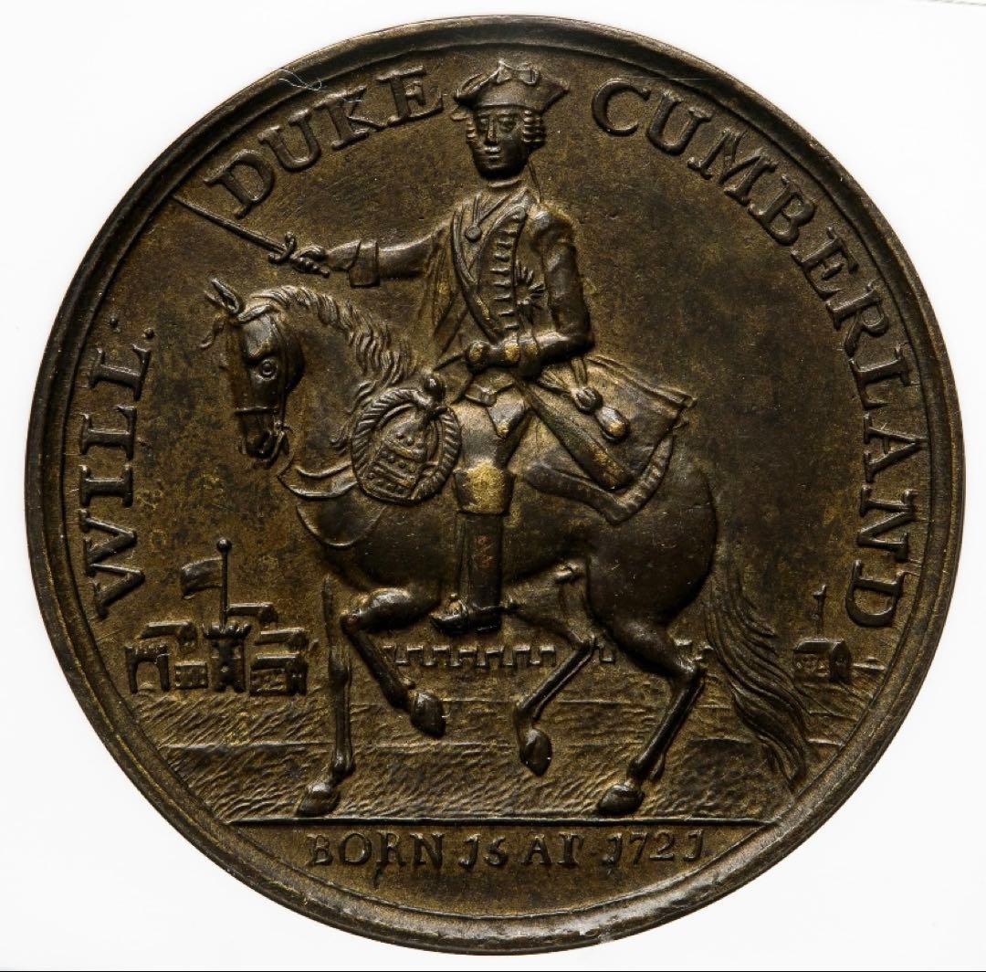 希少英国メダル1746年 カロデンの戦い メダル