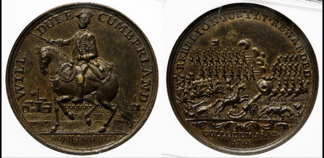 希少英国メダル1746年 カロデンの戦い メダル