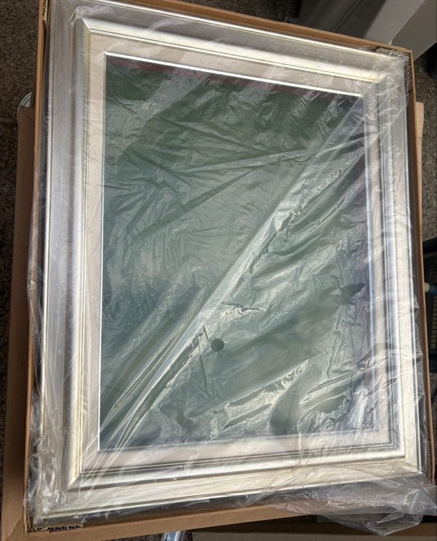 小公子 (銀) P10号 530×410 油彩額縁 木製フレーム アクリル板仕様