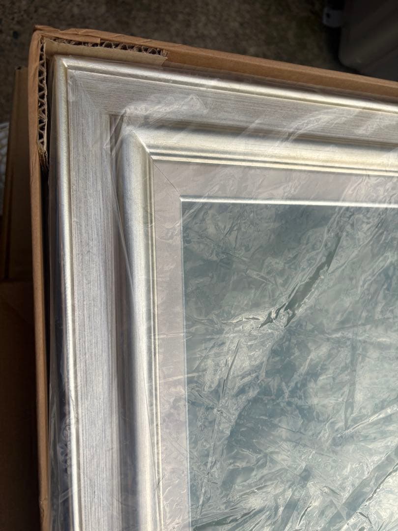 小公子 (銀) P10号 530×410 油彩額縁 木製フレーム アクリル板仕様