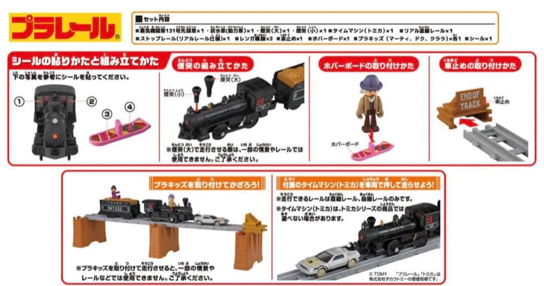 バックトゥザフューチャー プラレール ペプシパーフェクト　40周年限定セット
